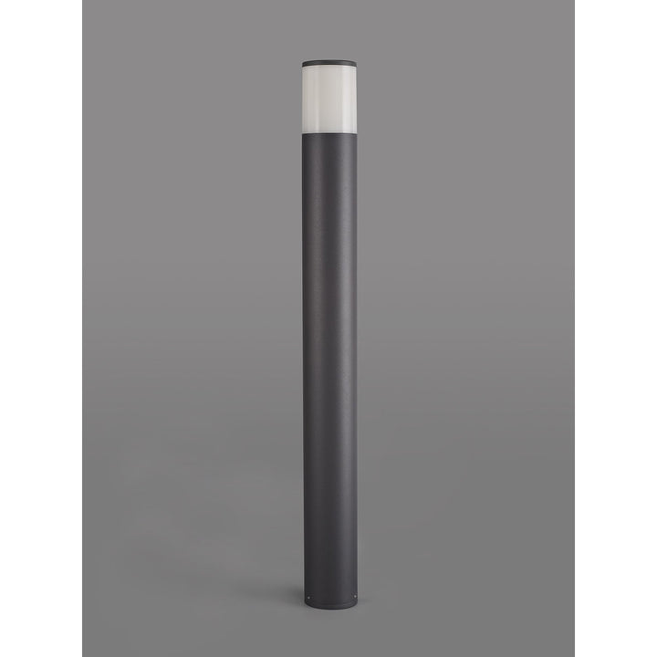 Nelson Lighting NL7779/OP9 Marc Outdoor 90cm Post Lamp 1 Light Anthracite/Opal