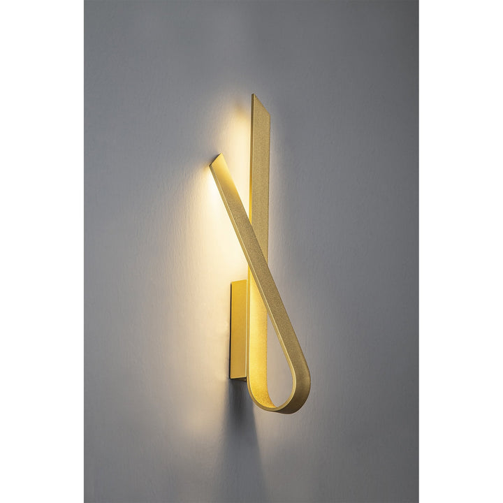 Nelson Lighting NL73659 Marion Wall Lamp LED Gold Leaf