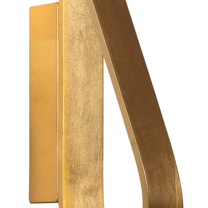 Nelson Lighting NL73659 Marion Wall Lamp LED Gold Leaf