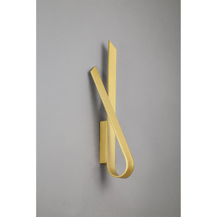Nelson Lighting NL73659 Marion Wall Lamp LED Gold Leaf
