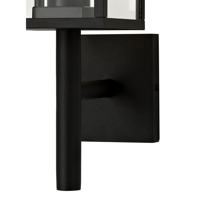 Nelson Lighting NL71169 Mateo Outdoor Upward Wall Lamp 1 Light Graphite Black
