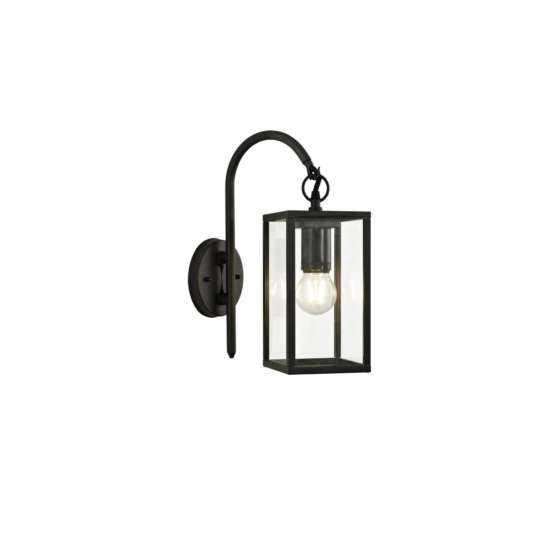 Nelson Lighting NL71179 Mateo Outdoor Downward Wall Lamp 1 Light Graphite Black