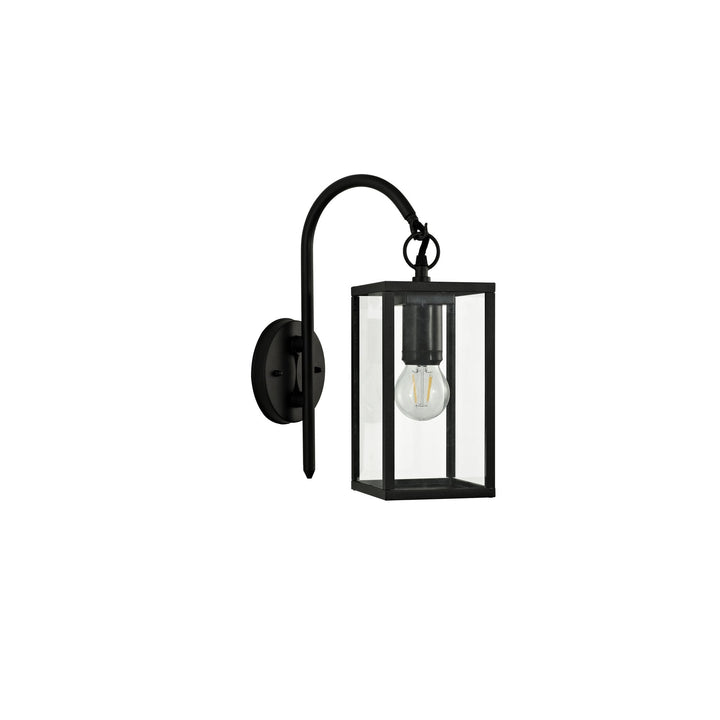 Nelson Lighting NL71179 Mateo Outdoor Downward Wall Lamp 1 Light Graphite Black