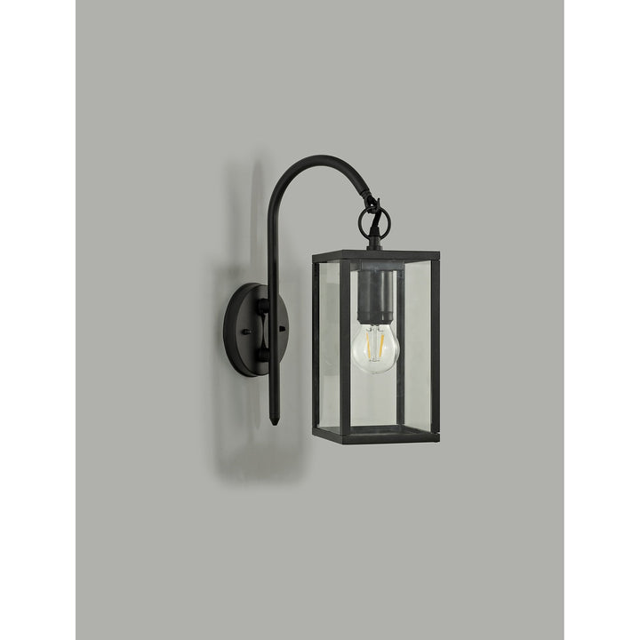 Nelson Lighting NL71179 Mateo Outdoor Downward Wall Lamp 1 Light Graphite Black