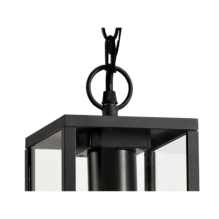 Nelson Lighting NL71189 Mateo Outdoor Pendant 1 Light Graphite Black