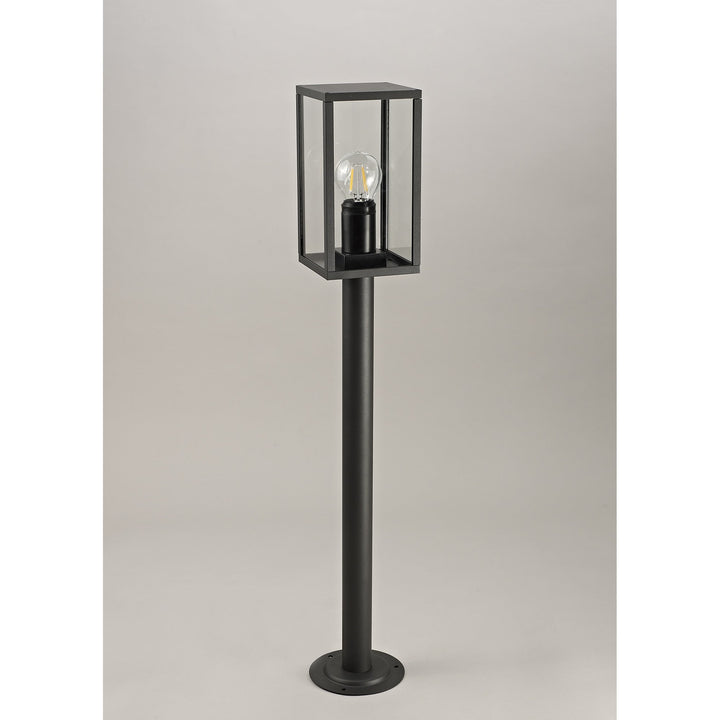 Nelson Lighting NL71209 Mateo Outdoor Tall Post 1 Light Graphite Black