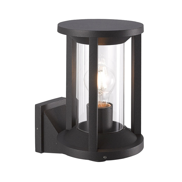 Nelson Lighting NL70609 Maximus Outdoor Wall Lamp Lantern 1 Light Anthracite