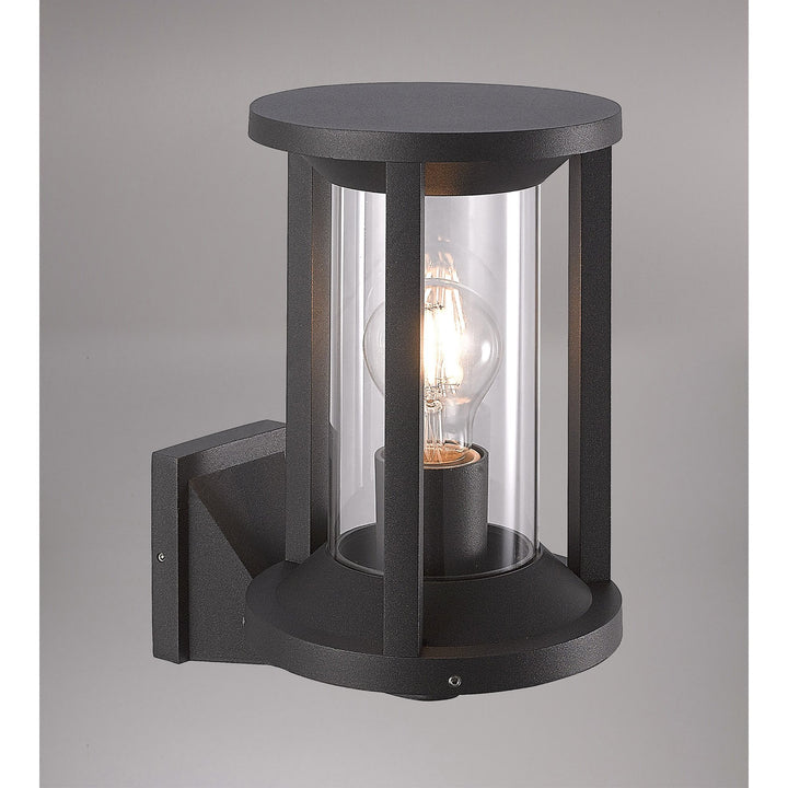 Nelson Lighting NL70609 Maximus Outdoor Wall Lamp Lantern 1 Light Anthracite