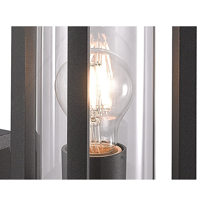 Nelson Lighting NL70609 Maximus Outdoor Wall Lamp Lantern 1 Light Anthracite