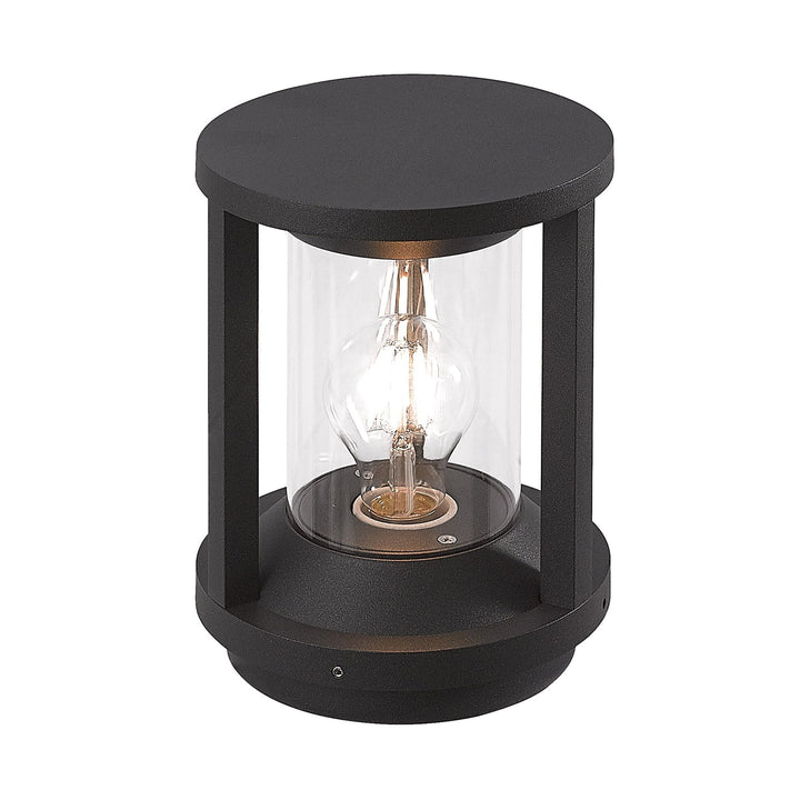 Nelson Lighting NL70619 Maximus Outdoor Pillar Lamp 1 Light Anthracite