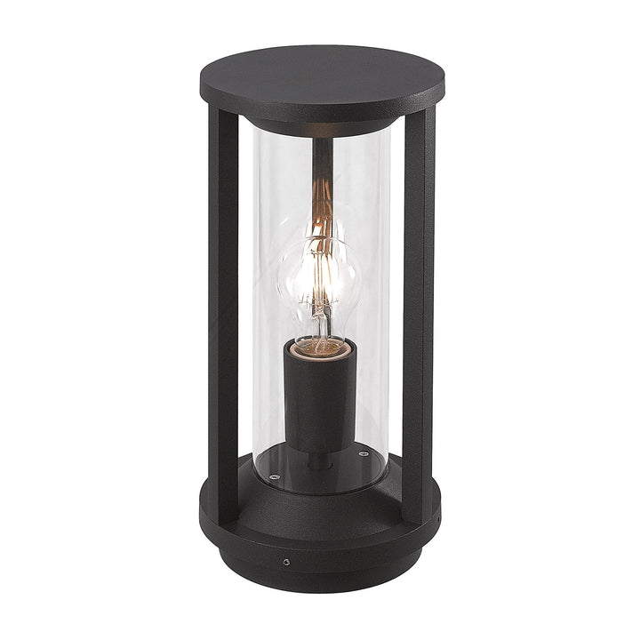 Nelson Lighting NL70629 Maximus Outdoor Post Lamp Medium 1 Light Anthracite