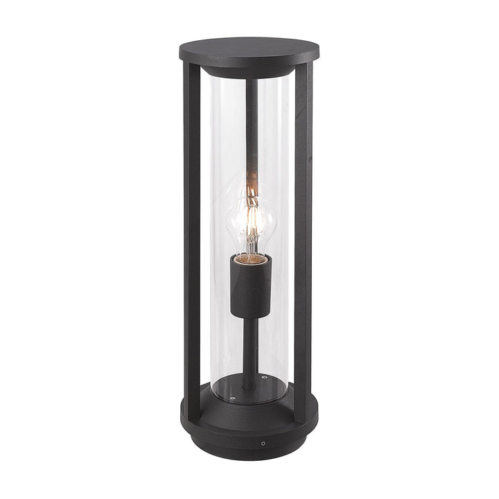 Nelson Lighting NL70639 Maximus Outdoor Post Lamp Large 1 Light Anthracite