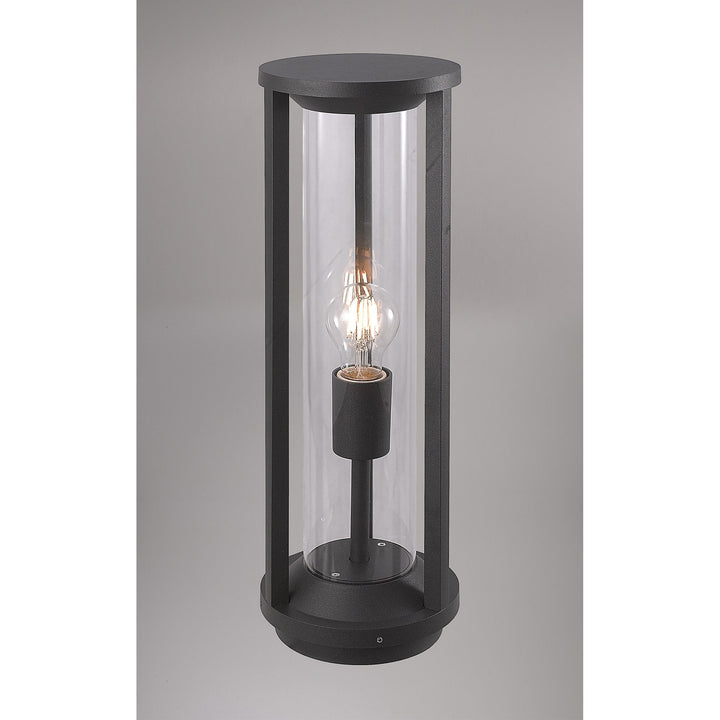 Nelson Lighting NL70639 Maximus Outdoor Post Lamp Large 1 Light Anthracite