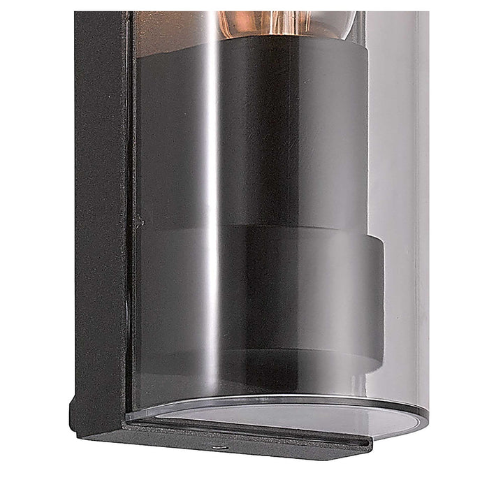 Nelson Lighting NL70649 Maximus Outdoor Wall Lamp Curved 1 Light Anthracite