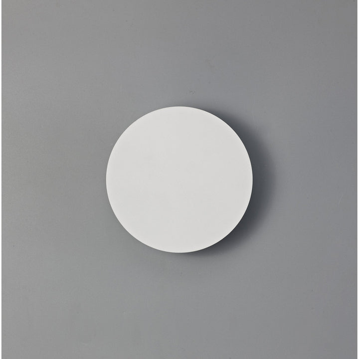 Nelson Lighting NLK03769 Modena Magnetic Base Wall Lamp LED 15cm Round Sand White