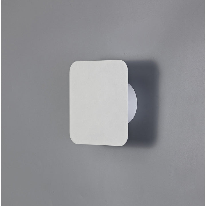 Nelson Lighting NLK03789 Modena Magnetic Base Wall Lamp LED 15cm Square Sand White