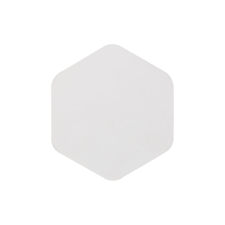 Nelson Lighting NLK03859 Modena Magnetic Base Wall Lamp LED 20cm Vertical Hexagonal Sand White