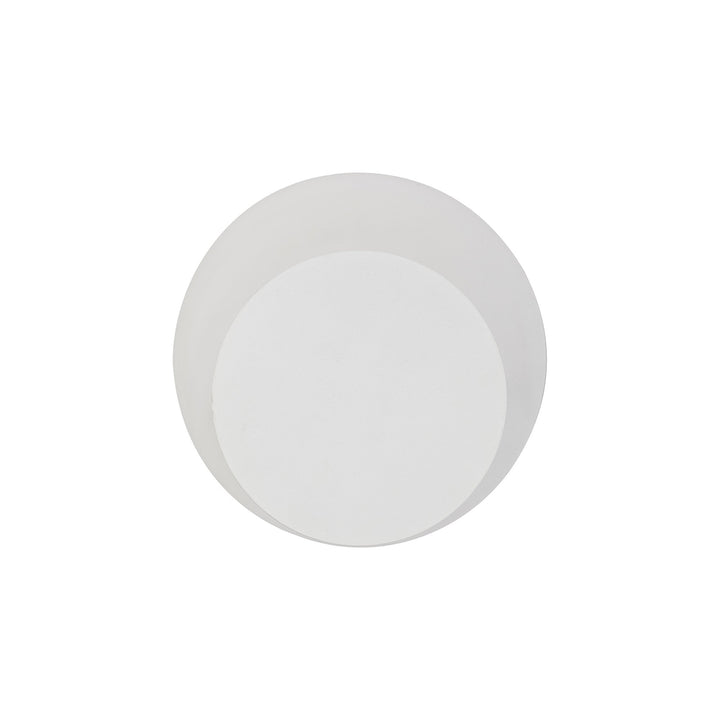 Nelson Lighting NLK03929 Modena Magnetic Base Wall Lamp LED 15/19cm Round Bottom Offset Sand White