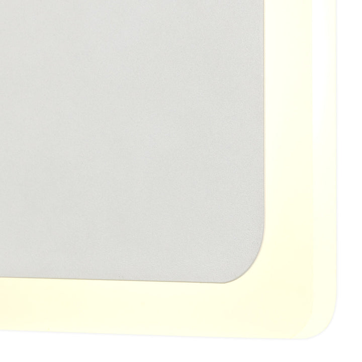 Nelson Lighting NLK03959 Modena Magnetic Base Wall Lamp LED 15/19cm Square Centre Sand White/ Frosted Diffuser
