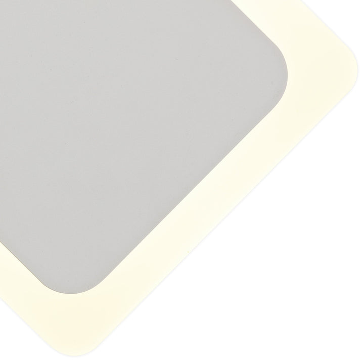 Nelson Lighting NLK03969 Modena Magnetic Base Wall Lamp LED 15/19cm Diamond Centre Sand White/ Frosted Diffuser