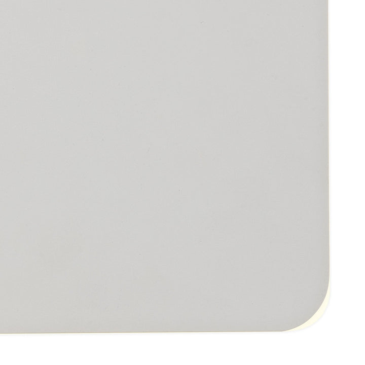 Nelson Lighting NLK03979 Modena Magnetic Base Wall Lamp LED 15/19cm Square Right Offset Sand White