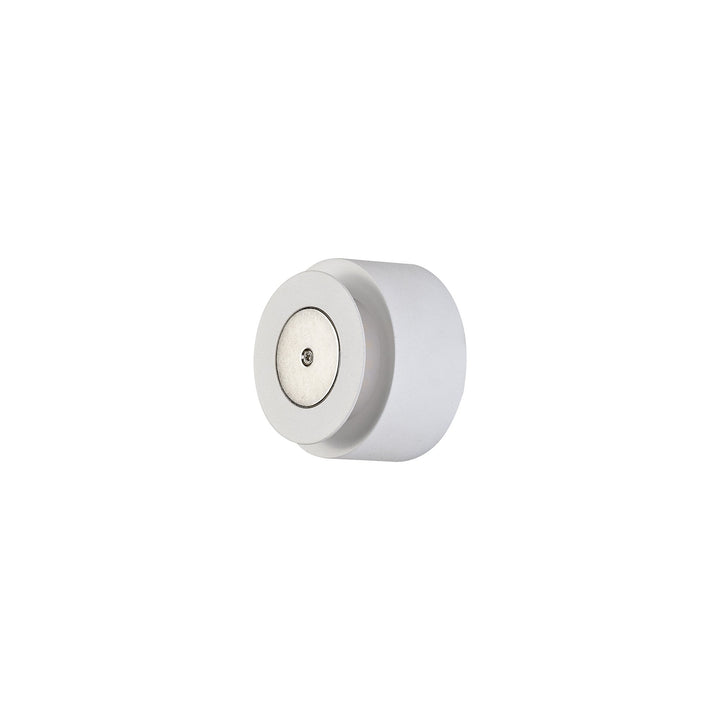 Nelson Lighting NLK03979 Modena Magnetic Base Wall Lamp LED 15/19cm Square Right Offset Sand White