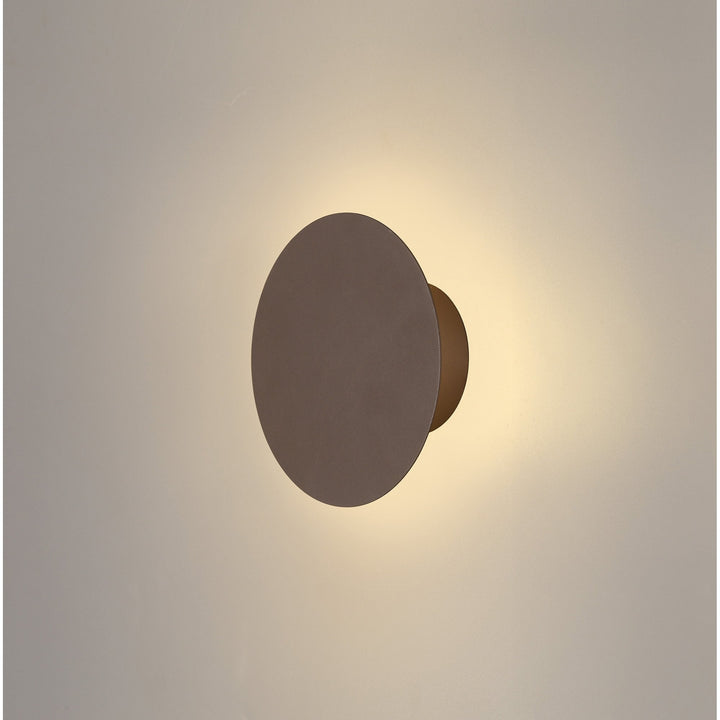 Nelson Lighting NLK04139 Modena Magnetic Base Wall Lamp LED 15cm Round Coffee