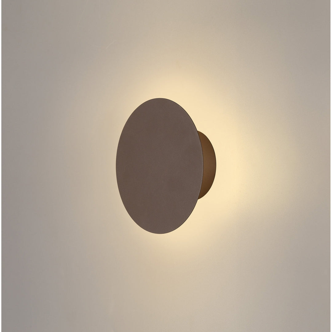 Nelson Lighting NLK04139 Modena Magnetic Base Wall Lamp LED 15cm Round Coffee