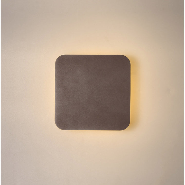 Nelson Lighting NLK04159 Modena Magnetic Base Wall Lamp LED 15cm Square Coffee