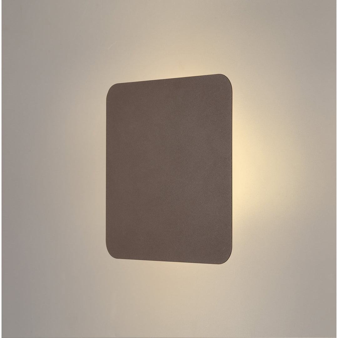 Nelson Lighting NLK04179 Modena Magnetic Base Wall Lamp LED 20cm Square Coffee