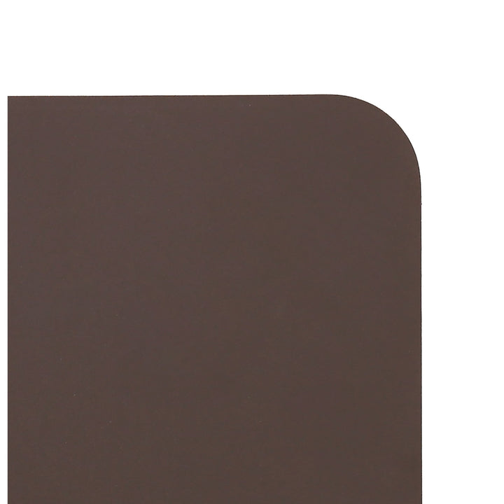 Nelson Lighting NLK04329 Modena Magnetic Base Wall Lamp LED 15/19cm Square Centre Coffee/ Frosted Diffuser
