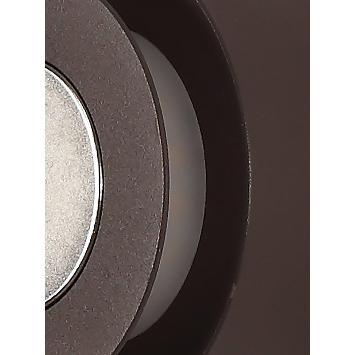 Nelson Lighting NLK04399 Modena Magnetic Base Wall Lamp LED 15cm Hexagonal 19cm Square Coffee/ Frosted Diffuser