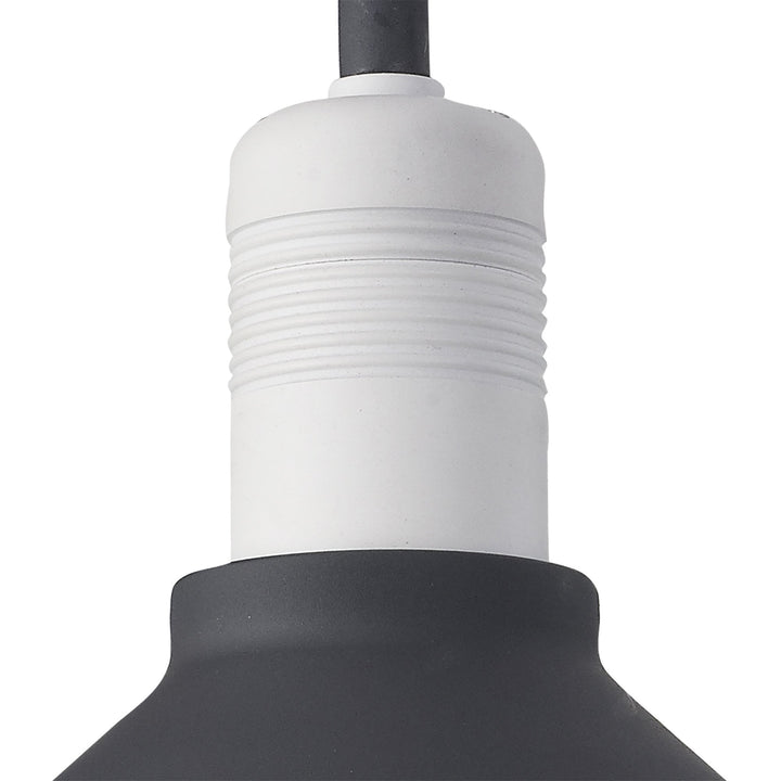 Nelson Lighting NL78439 Onaka Outdoor Wall Lamp 1 Light Antracite/Matt White