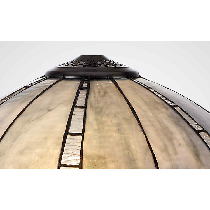 Nelson Lighting NL72759 Ossie Tiffany 40cm Shade Only Suitable For Pendant/Ceiling/Table Lamp Blue