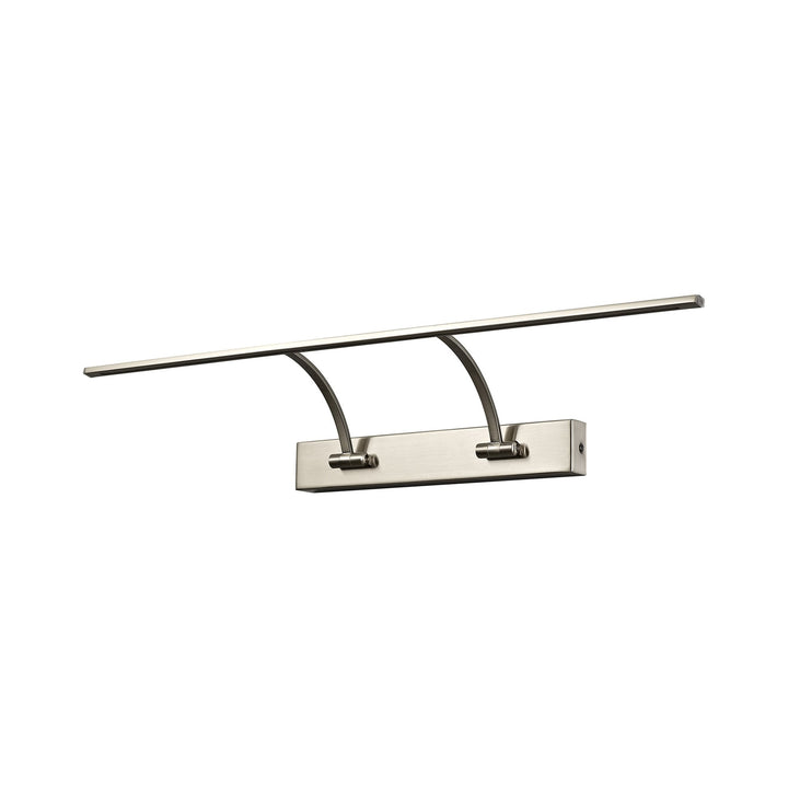 Nelson Lighting NL78349 Penton Small 2Arm Wall Lamp/Picture Light LED Satin Nickel