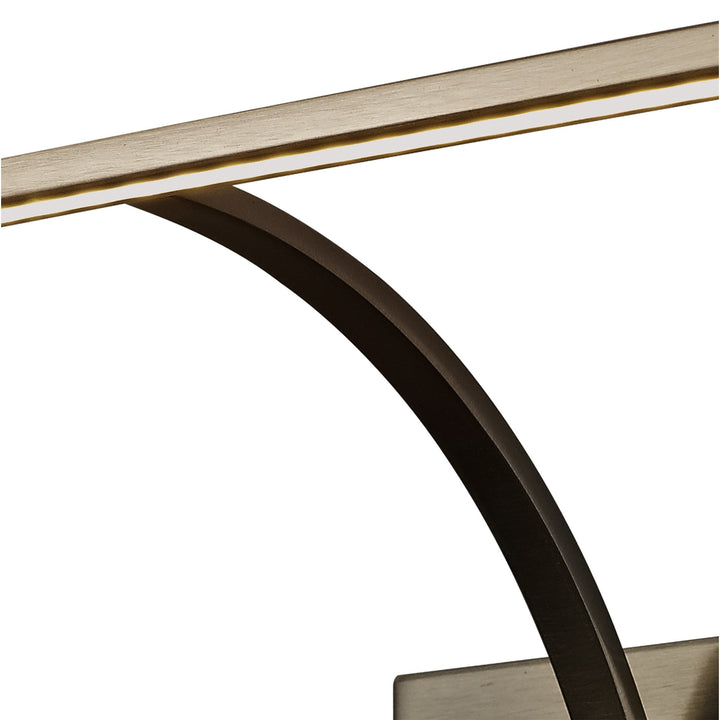 Nelson Lighting NL78369 Penton Small 1Arm Wall Lamp/Picture Light LED Bronze