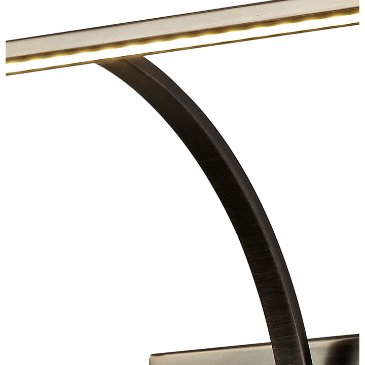 Nelson Lighting NL78379 Penton Large 1Arm Wall Lamp/Picture Light LED Bronze