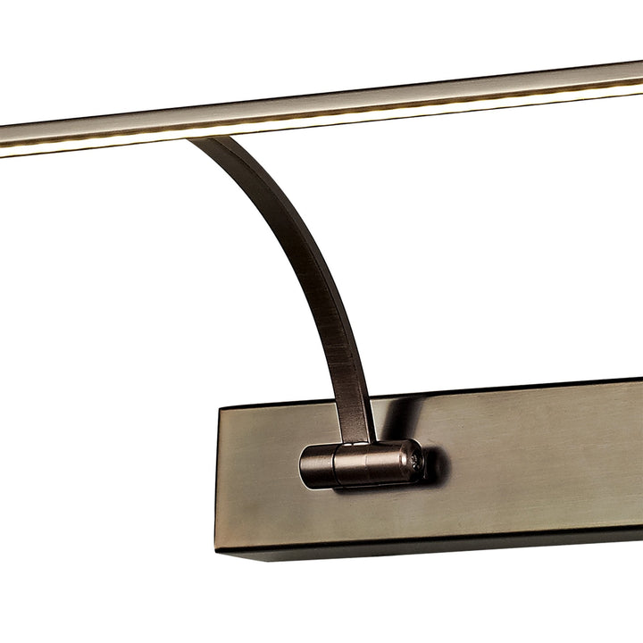 Nelson Lighting NL78399 Penton Large 2Arm Wall Lamp/Picture Light LED Bronze