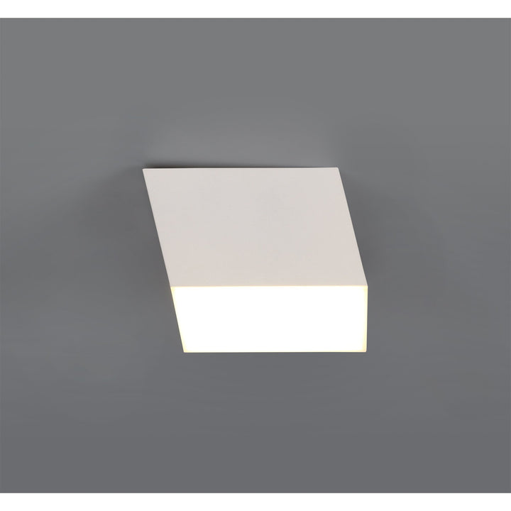 Nelson Lighting NL73829 Pluto Spot Light 9cm Square 1x 10W LED Sand White