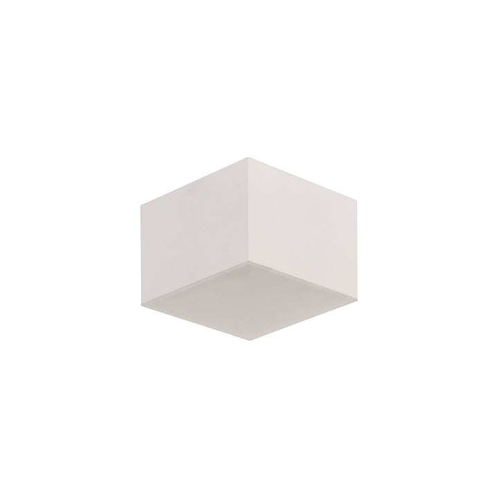 Nelson Lighting NL73829 Pluto Spot Light 9cm Square 1x 10W LED Sand White