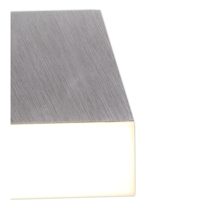Nelson Lighting NL73839 Pluto Spot Light 9cm Square 1x 10W LED Satin Aluminium