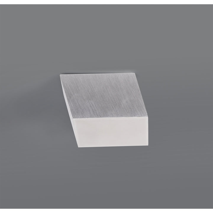 Nelson Lighting NL73839 Pluto Spot Light 9cm Square 1x 10W LED Satin Aluminium