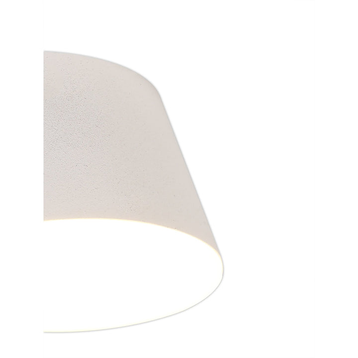 Nelson Lighting NL73849 Pluto Spot Light 10.5cm Round 1x 10W LED Sand White