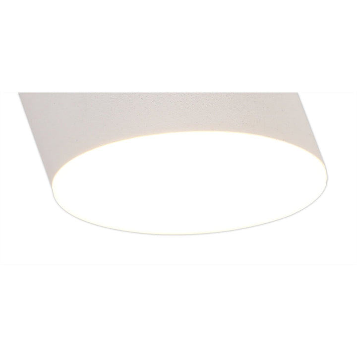 Nelson Lighting NL73849 Pluto Spot Light 10.5cm Round 1x 10W LED Sand White