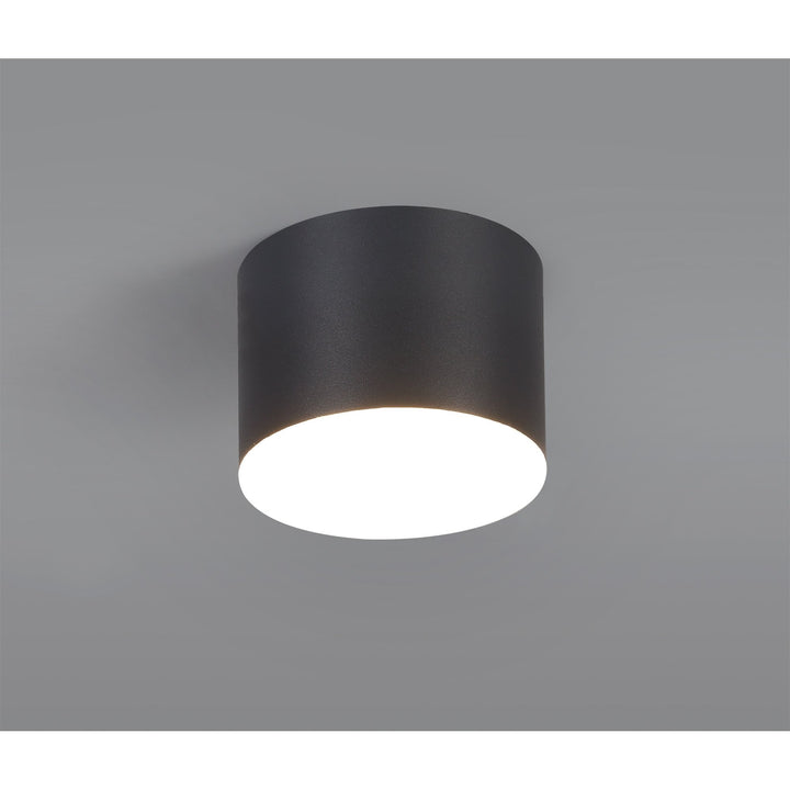 Nelson Lighting NL73859 Pluto Spot Light 10.5cm Round 1x 10W LED Sand Anthracite