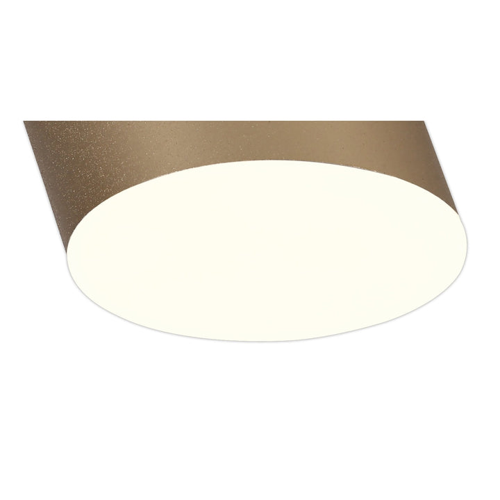 Nelson Lighting NL73869 Pluto Spot Light 10.5cm Round 1x 10W LED Satin Gold