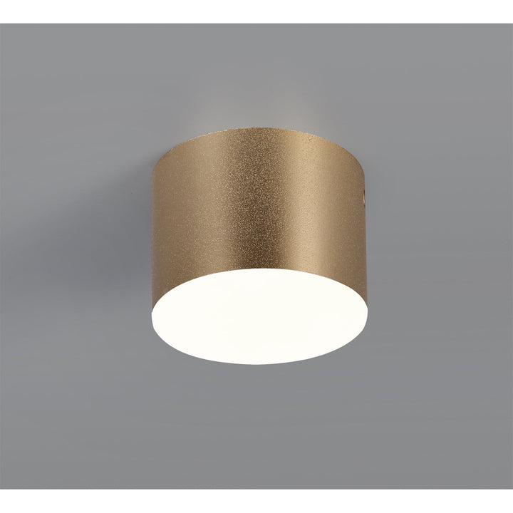 Nelson Lighting NL73869 Pluto Spot Light 10.5cm Round 1x 10W LED Satin Gold