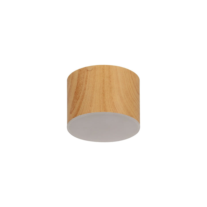 Nelson Lighting NL73879 Pluto Spot Light 10.5cm Round 1x 10W LED Pine Wood