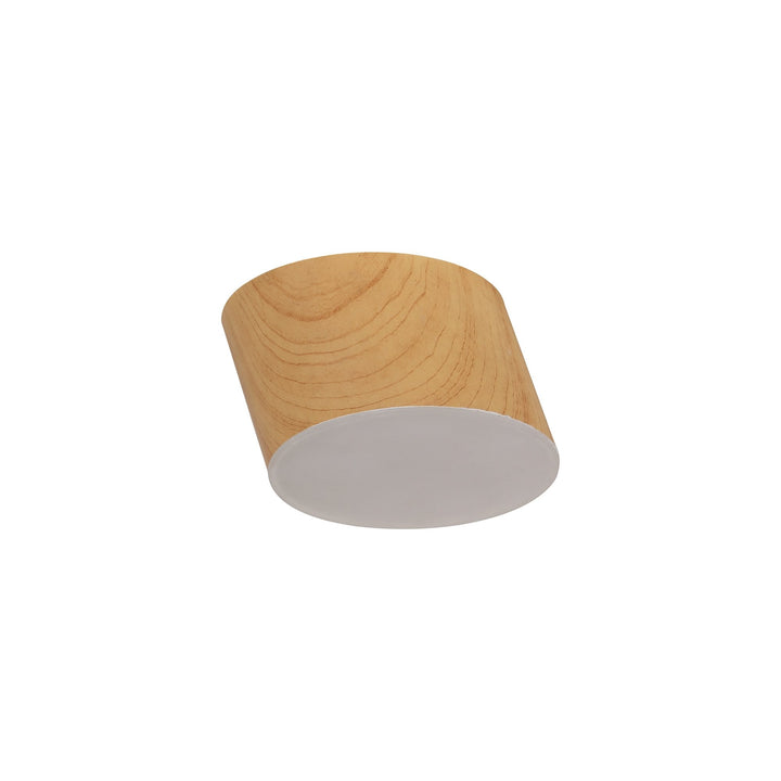 Nelson Lighting NL73879 Pluto Spot Light 10.5cm Round 1x 10W LED Pine Wood