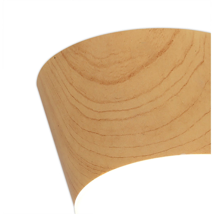 Nelson Lighting NL73879 Pluto Spot Light 10.5cm Round 1x 10W LED Pine Wood